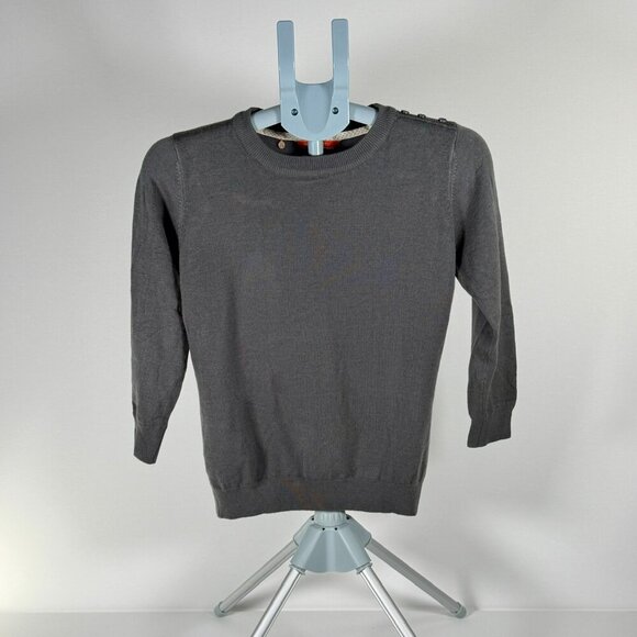 Modcloth Sweaters - Modcloth Charcoal 3/4 Sleeve Sweater